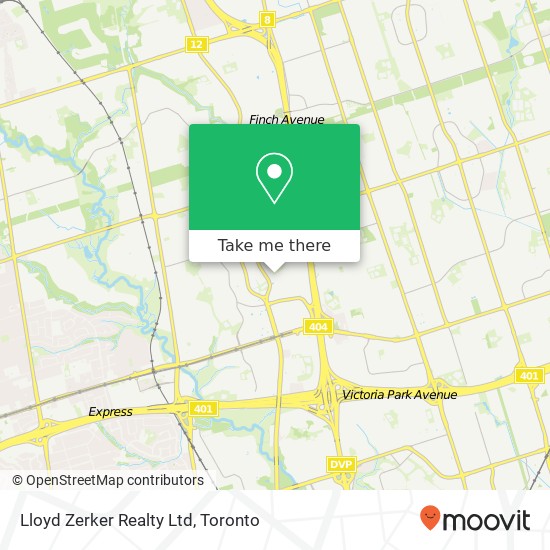 Lloyd Zerker Realty Ltd map