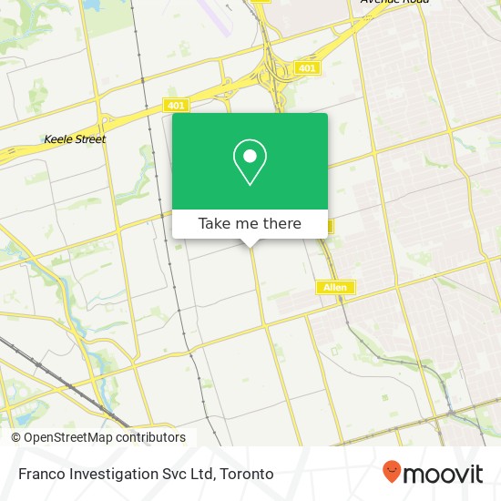 Franco Investigation Svc Ltd map