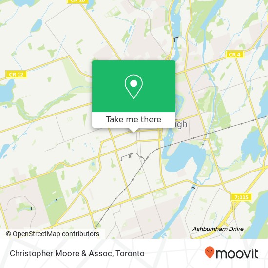 Christopher Moore & Assoc map