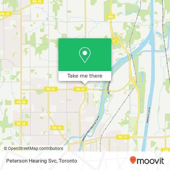 Peterson Hearing Svc map