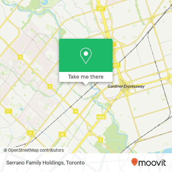Serrano Family Holdings map