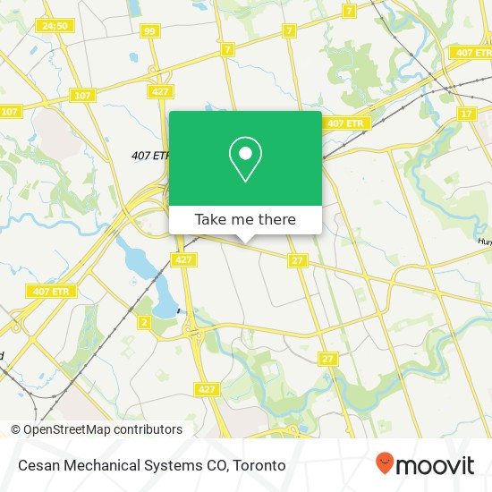 Cesan Mechanical Systems CO map