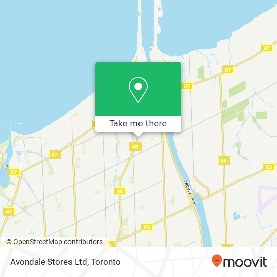 Avondale Stores Ltd map