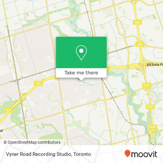 Vyner Road Recording Studio map