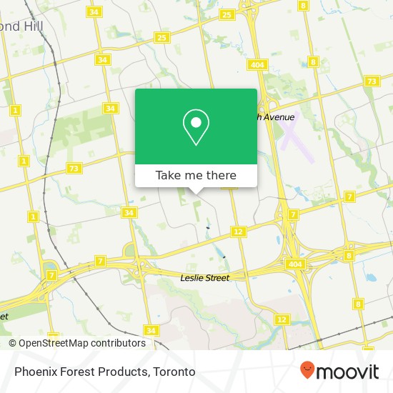 Phoenix Forest Products map