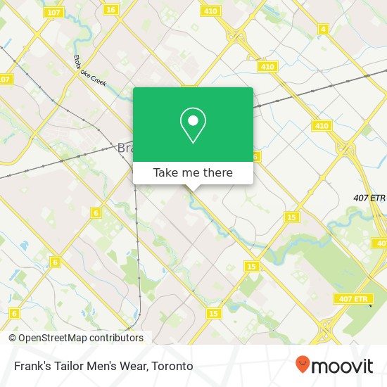 Frank's Tailor Men's Wear map