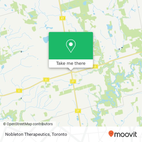 Nobleton Therapeutics map