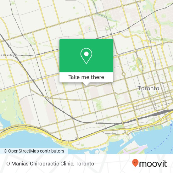 O Manias Chiropractic Clinic map