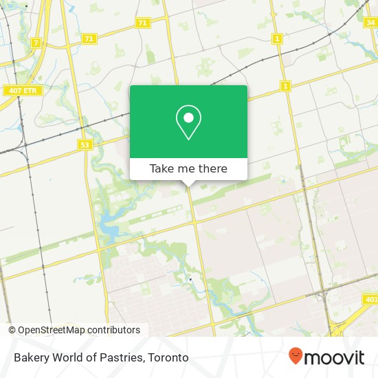 Bakery World of Pastries map