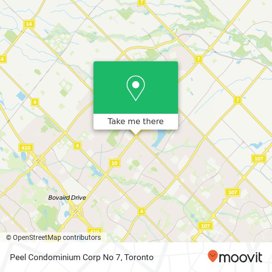 Peel Condominium Corp No 7 map
