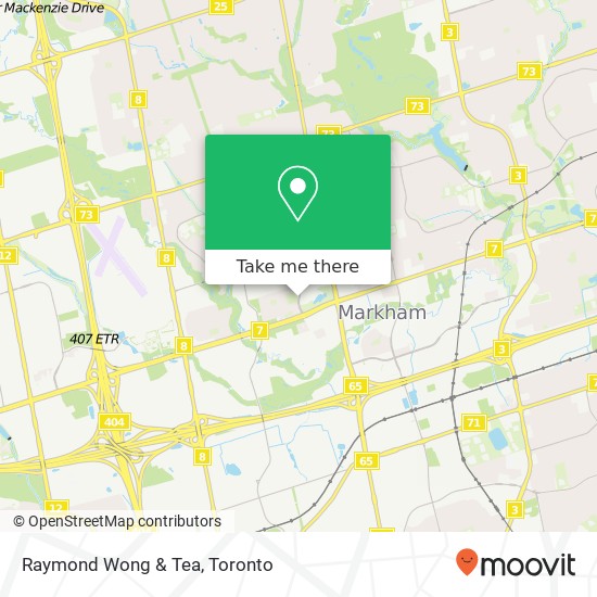 Raymond Wong & Tea map