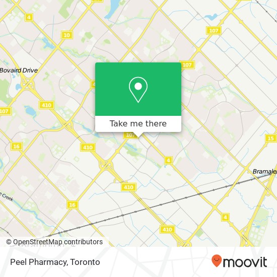 Peel Pharmacy map