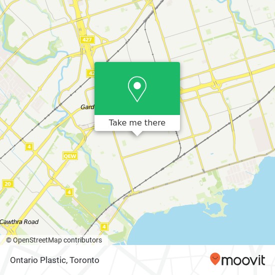 Ontario Plastic map