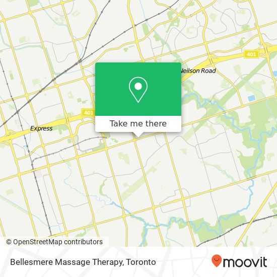 Bellesmere Massage Therapy map