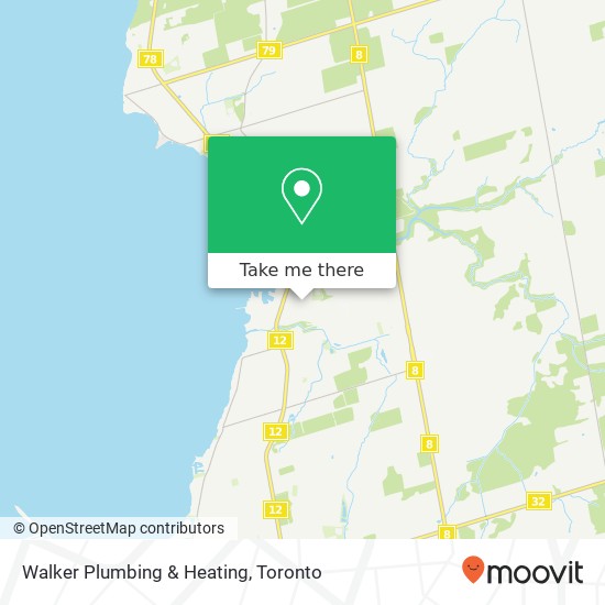 Walker Plumbing & Heating map