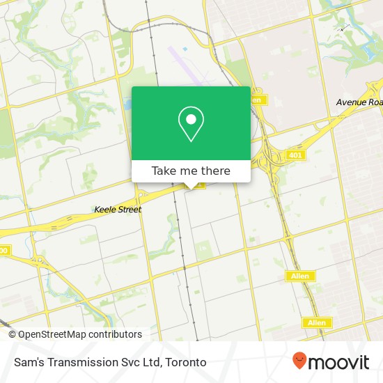 Sam's Transmission Svc Ltd map