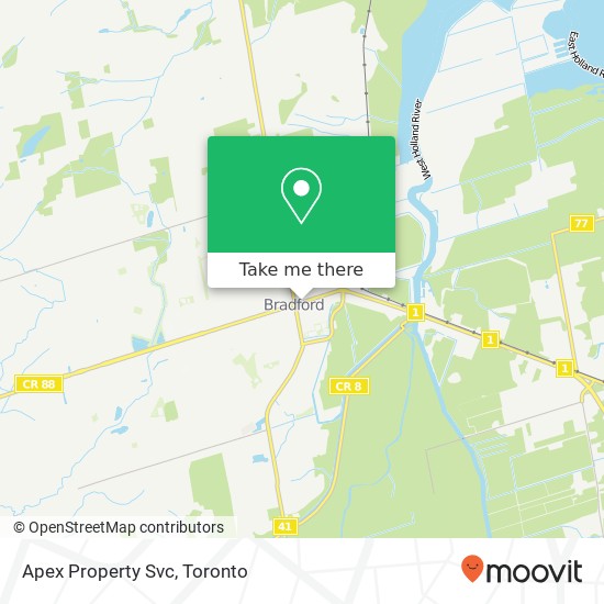 Apex Property Svc map