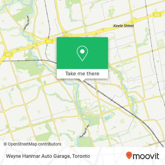 Weyne Hanmar Auto Garage map