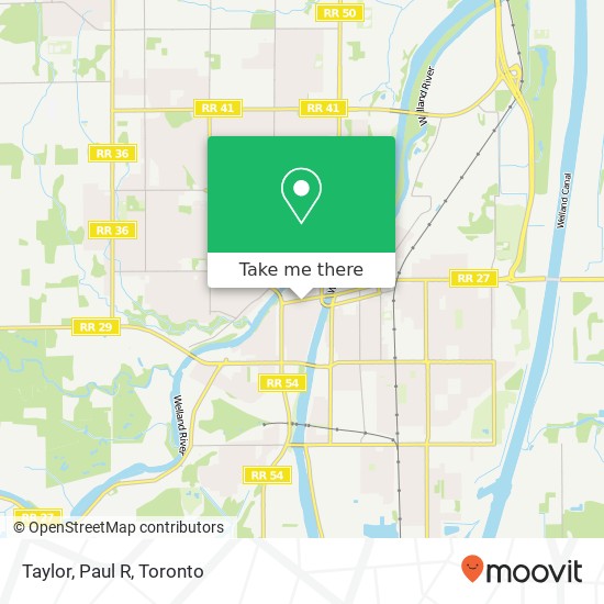 Taylor, Paul R map