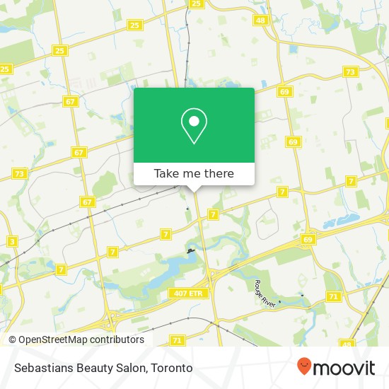 Sebastians Beauty Salon map