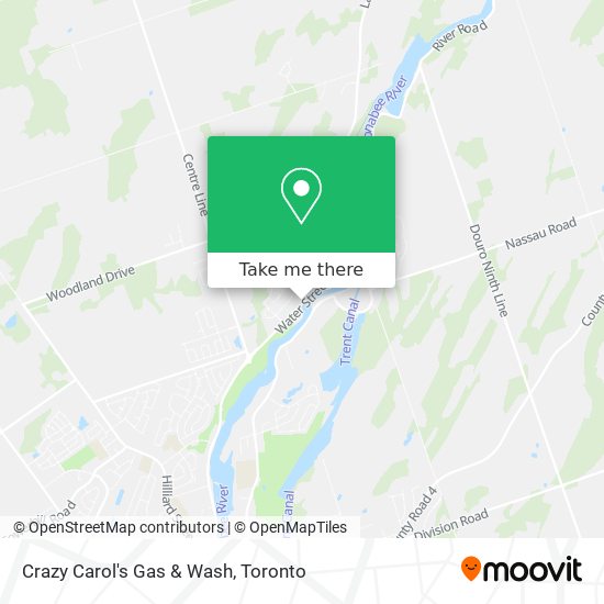 Crazy Carol's Gas & Wash map