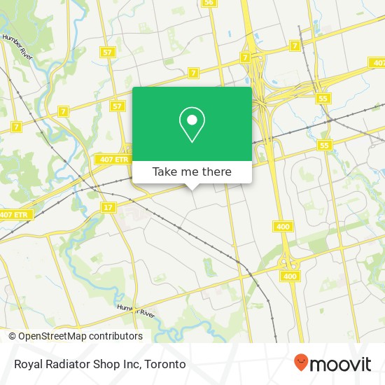 Royal Radiator Shop Inc map