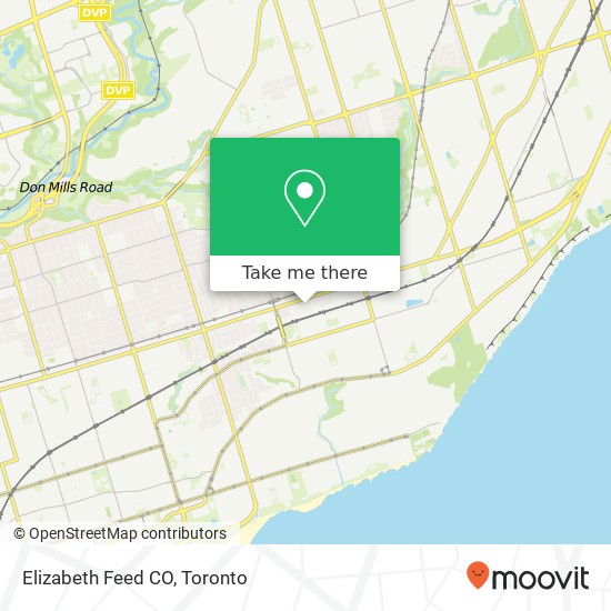 Elizabeth Feed CO map