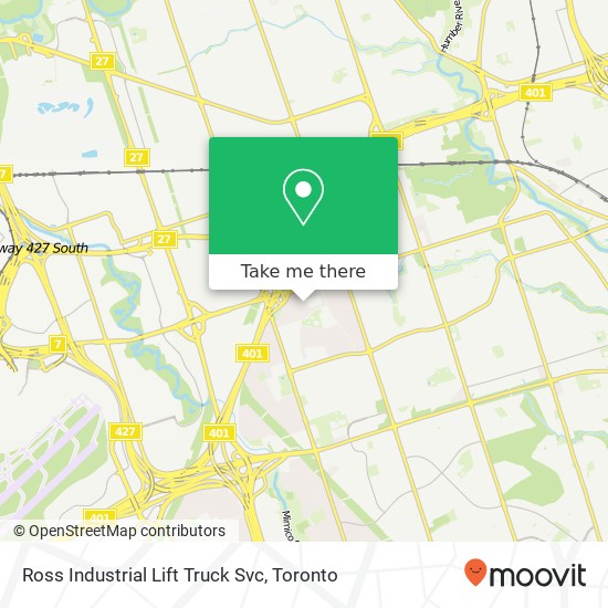 Ross Industrial Lift Truck Svc map