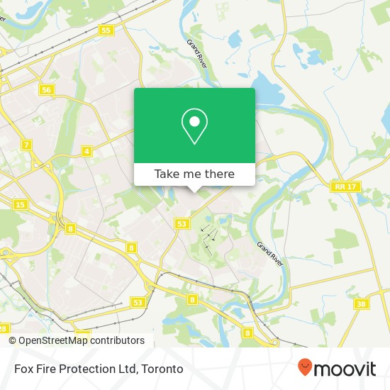 Fox Fire Protection Ltd map