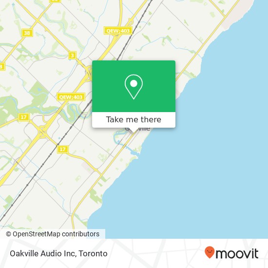 Oakville Audio Inc map