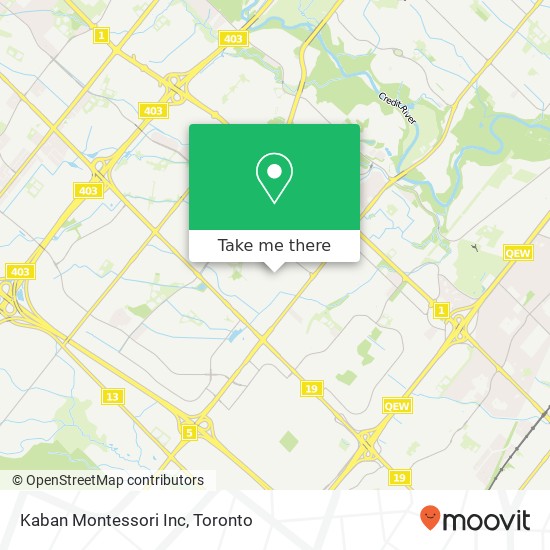 Kaban Montessori Inc map