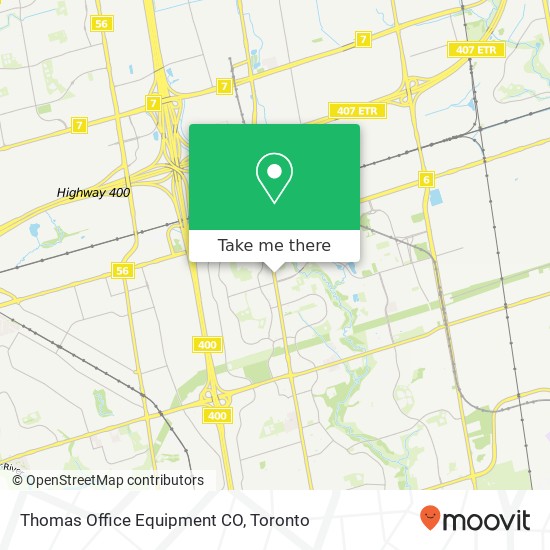 Thomas Office Equipment CO map