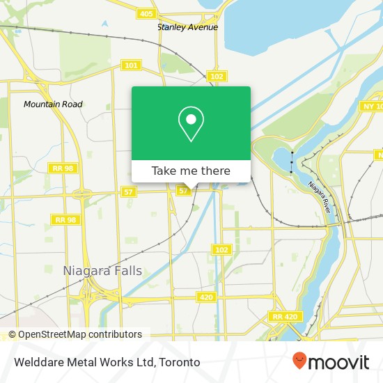 Welddare Metal Works Ltd map