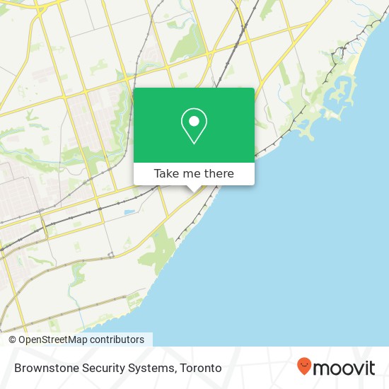 Brownstone Security Systems map