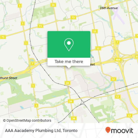 AAA Aacademy Plumbing Ltd map