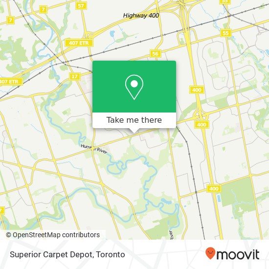 Superior Carpet Depot map