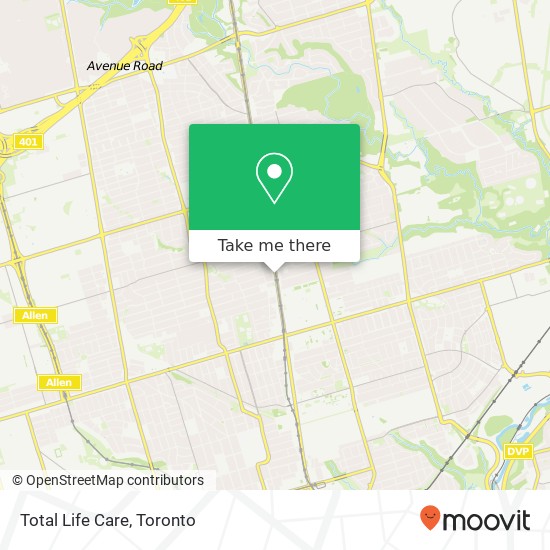 Total Life Care map
