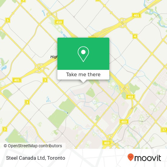 Steel Canada Ltd map