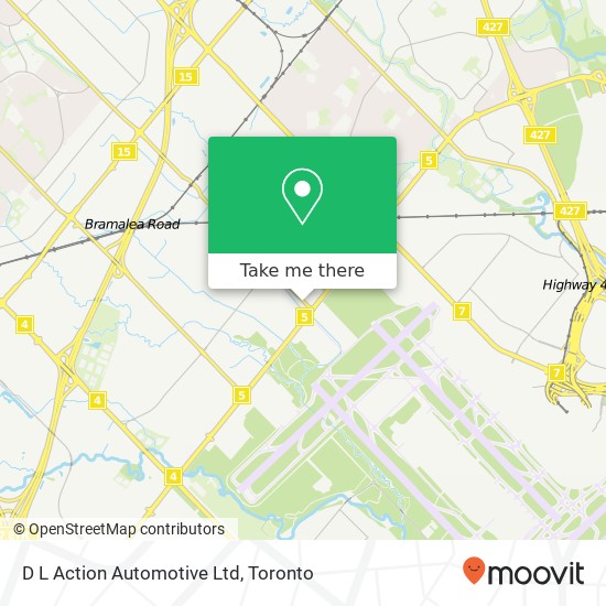 D L Action Automotive Ltd map
