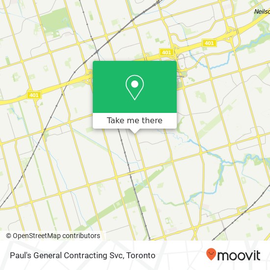 Paul's General Contracting Svc map