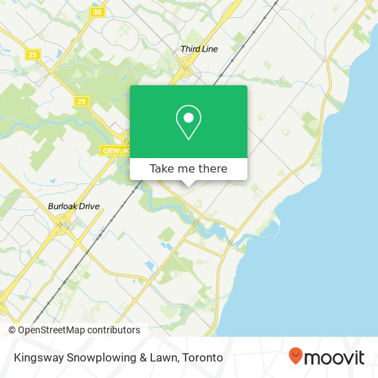 Kingsway Snowplowing & Lawn map