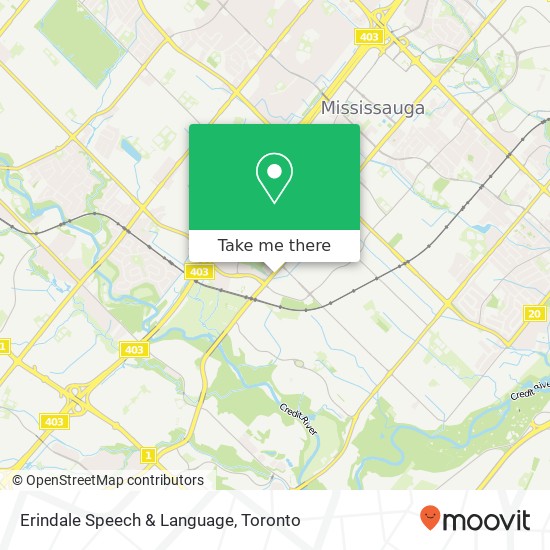 Erindale Speech & Language map