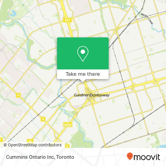 Cummins Ontario Inc map
