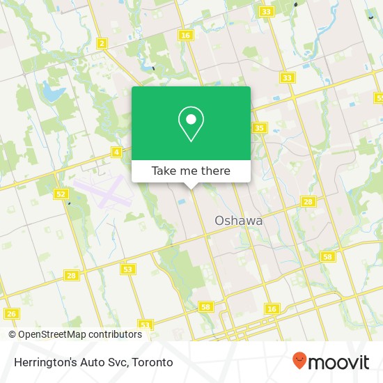 Herrington's Auto Svc map