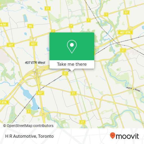 H R Automotive map