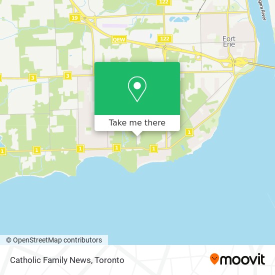Catholic Family News map