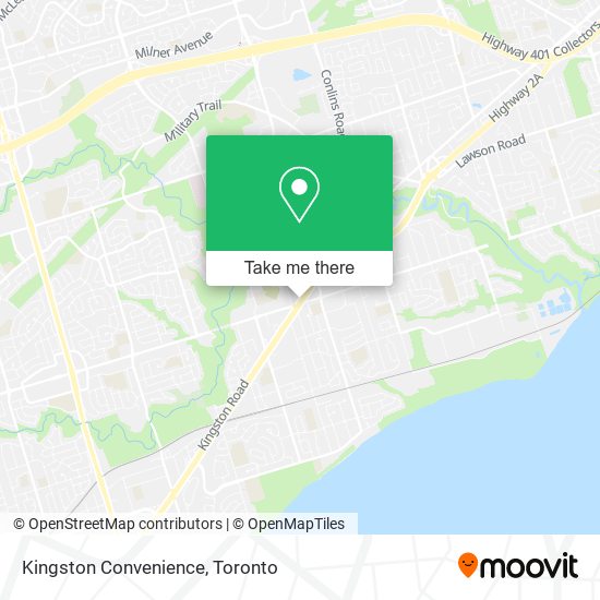 Kingston Convenience map