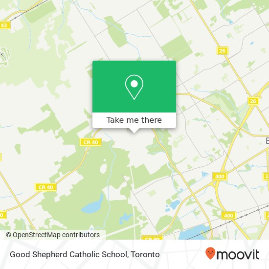 Good Shepherd Catholic School map