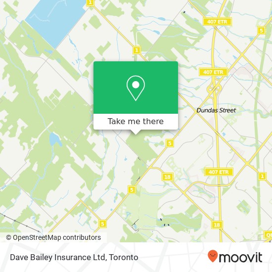 Dave Bailey Insurance Ltd map