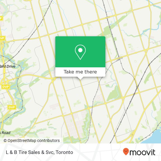 L & B Tire Sales & Svc map